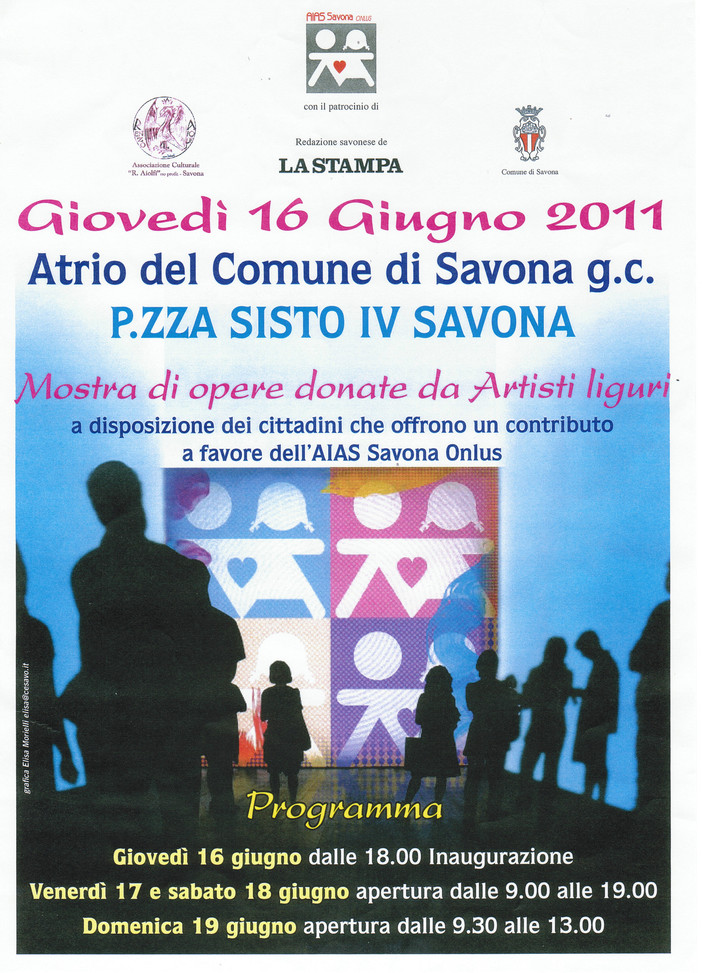Savona, mostra benefica a favore dell'Aias Onlus Savona, mostra benefica a favore dell'Aias Onlus