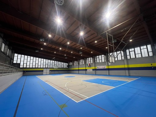 Cairo Montenotte, riapre il Palazzetto dello Sport: completato il restyling, intervento da 220 mila euro