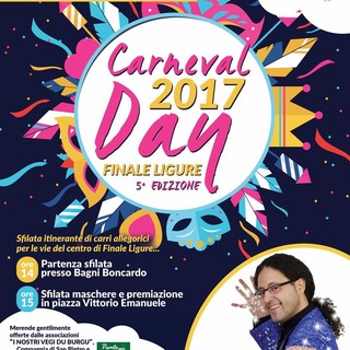 Presentata ufficialmente la locandina del “Carnevalday” di Finale Ligure