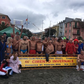 58 coraggiosi sfidano il freddo glaciale di Burian per la 46ª edizione del cimento invernale di Celle (FOTO e VIDEO)