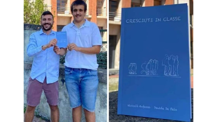 Albenga, l'esperienza al liceo raccontata in un libro: ecco "Cresciuti in Classe" di Niccolò Anfosso e Davide De Palo