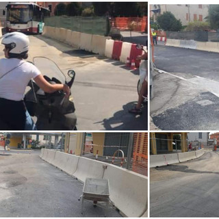 Celle, cambia la corsia di marcia sul S. Brigida ma è già caos autobus e tir (FOTO)