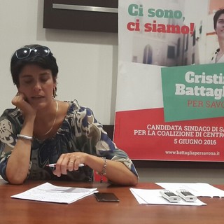 Cristina Battaglia punta su ambiente e trasparenza per vincere le Comunali di Savona:"Porteremo gli astenuti ai seggi" Cristina Battaglia punta su ambiente e trasparenza per vincere le Comunali di Savona:"Porteremo gli astenuti ai seggi"