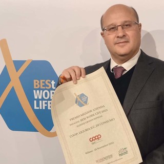 Coop Liguria vince il premio BESt Work Life sul benessere dell'azienda