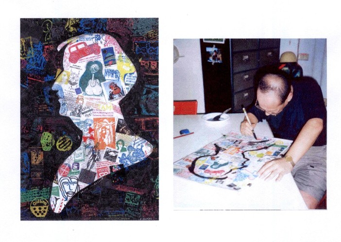 Due giapponesi a Cairo per il “Fractal Portrai Projet” iniziato in Italia nel 2001