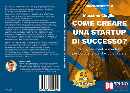 Massimo Ciaglia: è subito Bestseller “Come Creare Una Startup Di Successo?”  Il libro per lanciare una startup in 7 passi