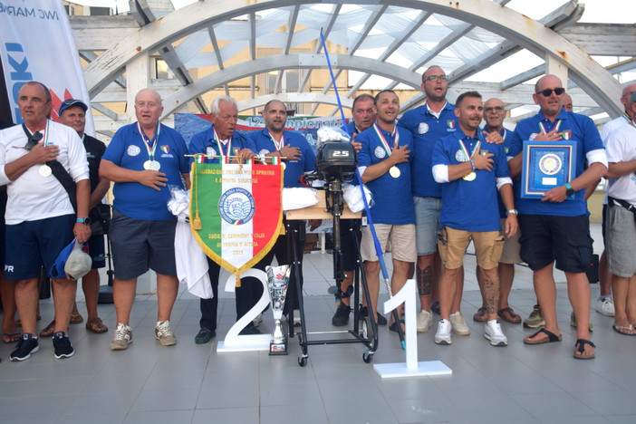 Quattro albenganesi conquistano il campionato italiano per società di traina d’altura 2025
