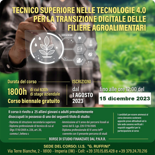 All'ITS di Imperia un'alternativa all'Università più incentrata sul lavoro del futuro All'ITS di Imperia un'alternativa all'Università più incentrata sul lavoro del futuro