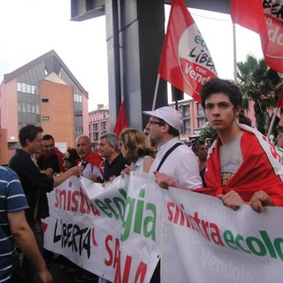 SEL Savona alla manifestazione 10 anni dal G8 di sabato 20 agosto