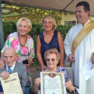 Borghetto, cento candeline e la benedizione del Papa, l'Humanitas festeggia i 100 anni di Rino Duretto Borghetto, cento candeline e la benedizione del Papa, l'Humanitas festeggia i 100 anni di Rino Duretto