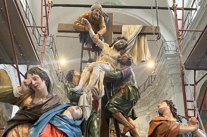 Savona, la &quot;Deposizione dalla Croce&quot; è tornata a N. S. di Castello
