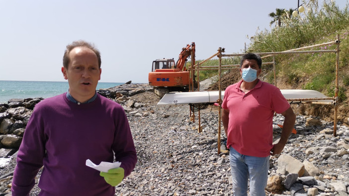 Andora: opere di messa in sicurezza per la passeggiata di Ponente Andora: opere di messa in sicurezza per la passeggiata di Ponente