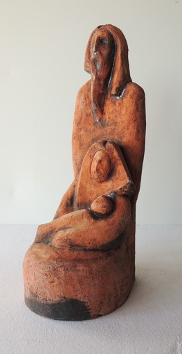 "L'abbraccio della Natività": le terrecotte dalla savonese Elisa Traverso in mostra al Centro Artigianale Restauri di Albissola