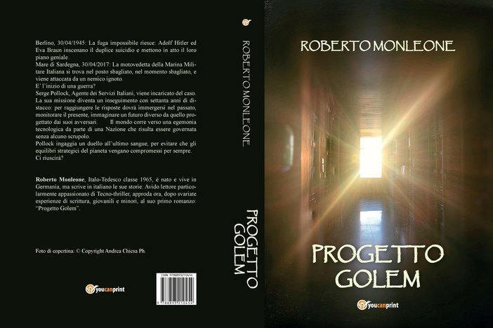 Borgio, venerdì presentazione del romanzo "Progetto Golem"
