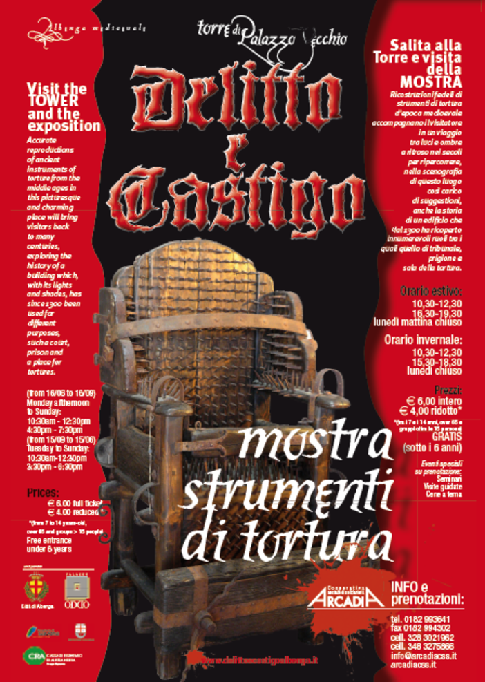 Albenga: grande successo per la mostra “Delitto & Castigo” Albenga: grande successo per la mostra “Delitto & Castigo”
