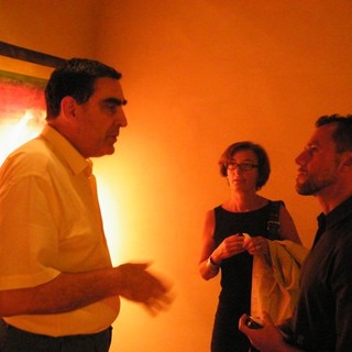 Albenga: Filippo Maria Gambari visita Magiche trasparenze