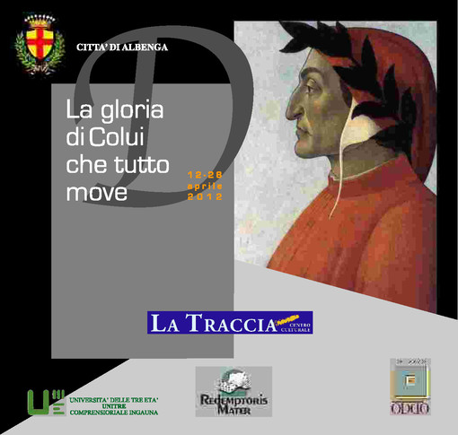Albenga, mostra su Dante Alighieri, inaugurazione giovedì 12 aprile