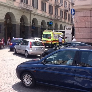 Savona: sta bene la donna investita dall'autobus