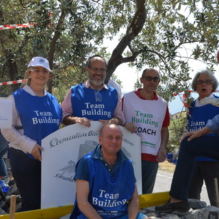 Gli assessori Rossetti e Sambin a scuola di muretti a secco ad Arnasco