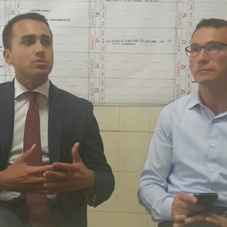 Di Maio a Savona a sostegno di Diaspro:"Il M5S corre per governare la città"