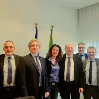 Ex aree Acna di Cengio, il sindaco Dotta dal ministro Pichetto Fratin con l'onorevole Cavo e una delegazione di imprenditori