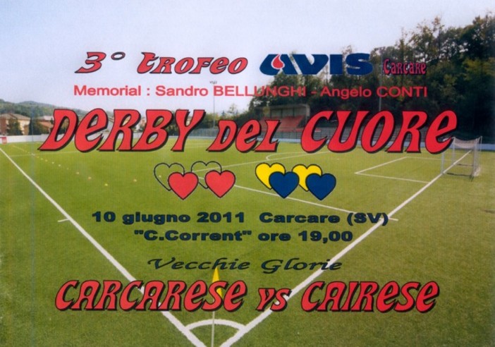 Carcare: Terza edizione per il "Derby del Cuore"