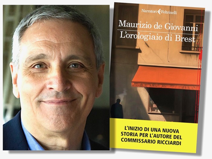 A Savona arriva Maurizio De Giovanni: il 15 novembre la presentazione del romanzo “L’orologiaio di Brest”