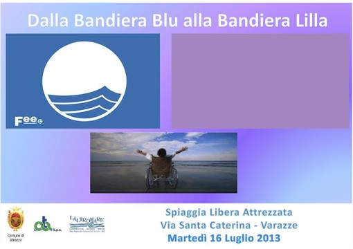 Varazze martedì 16 luglio incontro "Dalla Bandiera Blu alla Bandiera Lilla"