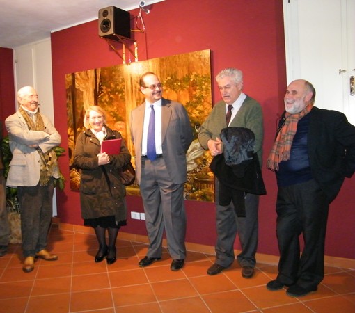 Albenga, Palazzo Oddo: inaugurazione di "Fabula", mostra di Antonio Saliola Albenga, Palazzo Oddo: inaugurazione di "Fabula", mostra di Antonio Saliola