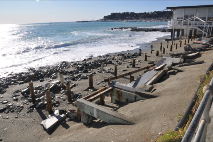 Varazze: si contano i danni della mareggiata