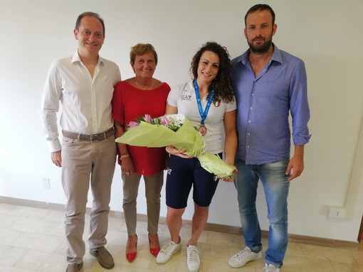 Andora: le congratulazioni dell’amministrazione Demichelis a Milena Gianelli, medaglia di bronzo ai Giochi del Mediterraneo di Tarragona