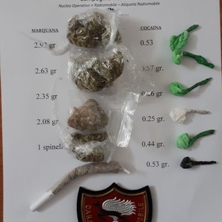 Alassio, giovane spacciatore bloccato dai carabinieri della radiomobile