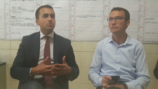 Di Maio a Savona a sostegno di Diaspro:"Il M5S corre per governare la città"