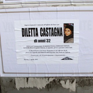 Savona: proseguono le indagini sulla morte della trentaduenne Diletta Castagna. Il PM vuole vederci chiaro