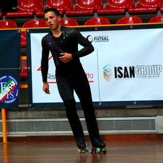 Pattinaggio artistico, l'alassino Edoardo Parasi conquista il titolo Cadetti nel Campionato Italiano