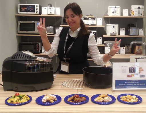 Da Euronics a Savona il tour "De' Longhi Multicooker" Da Euronics a Savona il tour "De' Longhi Multicooker"
