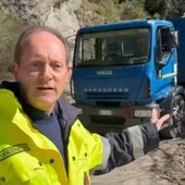 Andora, proseguono i lavori di rimozione della frana a Tigorella