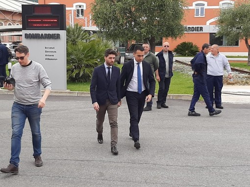 Bombardier: Di Maio a Vado Ligure conferma il 6 giugno come data per l'incontro al MiSE Bombardier: Di Maio a Vado Ligure conferma il 6 giugno come data per l'incontro al MiSE