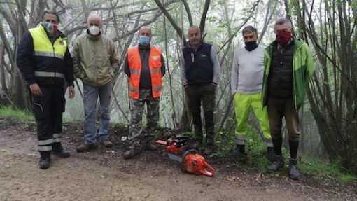SS 582, Mai (Lega): "Ripristinata la strada bianca da Colle Scravaion a Pretto di Erli, grande lavoro di squadra"