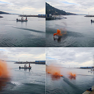 Barca a fuoco e rischio esplosione, la simulazione nel Porto di Alassio: tempi d'intervento record