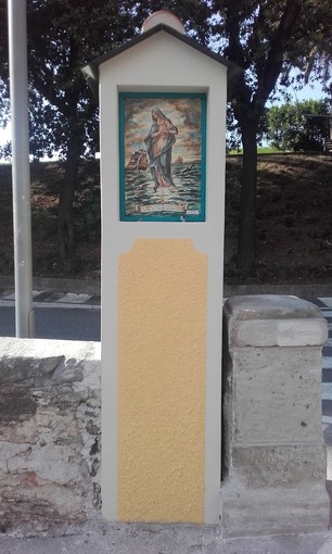 Albisola Superiore, inaugurazione dell’edicola votiva di Giacomo Raimondi