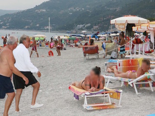 Emilio Fede a Varigotti - Foto Fasano