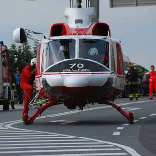 Andora: moto investe un pedone, centauro in gravi condizioni