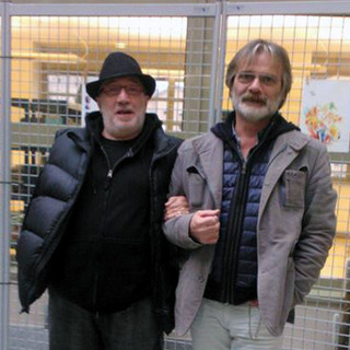 Alassio, lo scrittore Elio Brossa incontra il pittore Maurizio Fornaca