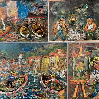 Inaugurata a Varazze la mostra di Enrico Andreoli