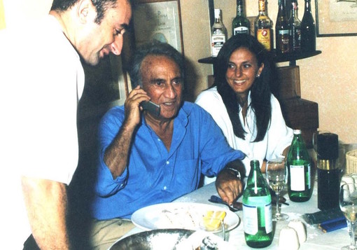 Emilio Fede e Rosanna Piturru ad Alassio - Foto Fasano