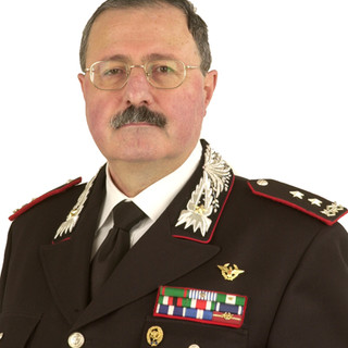 Il Comandante della Legione Carabinieri "Liguria", Enzo Fanelli oggi a Savona in visita al Comando Provinciale