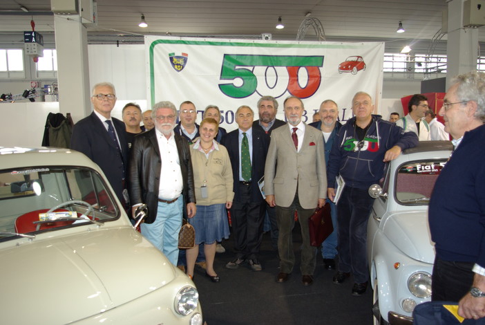 Il Fiat 500 Club Italia torna ad Auto Moto d'Epoca di Padova Il Fiat 500 Club Italia torna ad Auto Moto d'Epoca di Padova