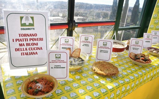 Consumi, Coldiretti/Censis: "I piatti della cucina 'povera' sul 73% tavole"