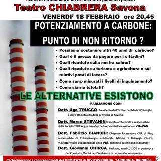 "Uniti per la salute" , al Teatro Chiabrera si discute sulla Tirreno Power